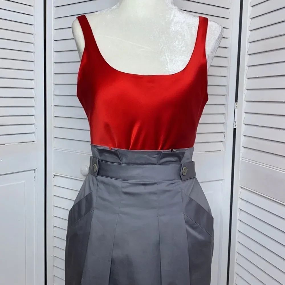 BCBG Maxazria Gray Skirt